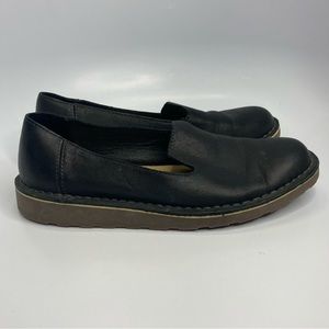 L.L. Bean stonington leather flats black size 9.5 medium